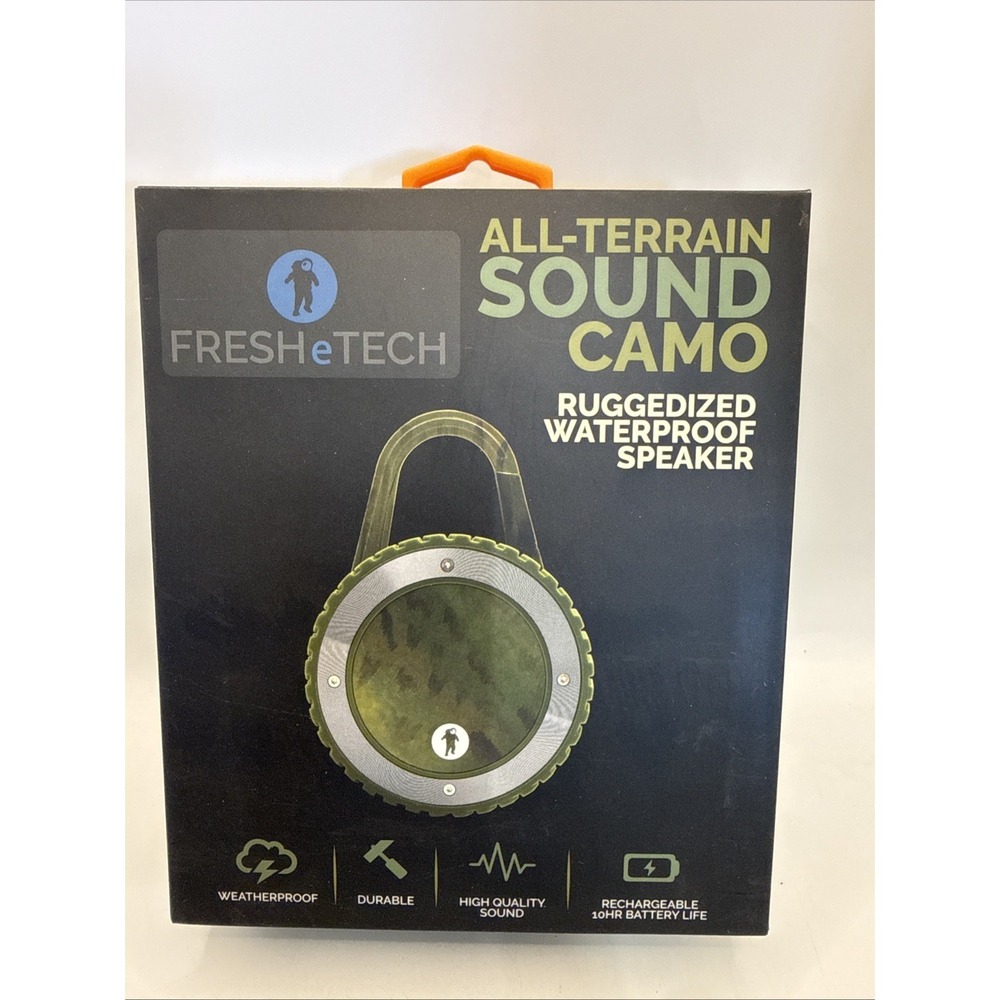All-Terrain Sound Rugged Outdoor Bluetooth Waterproof Speaker NIB Sealed